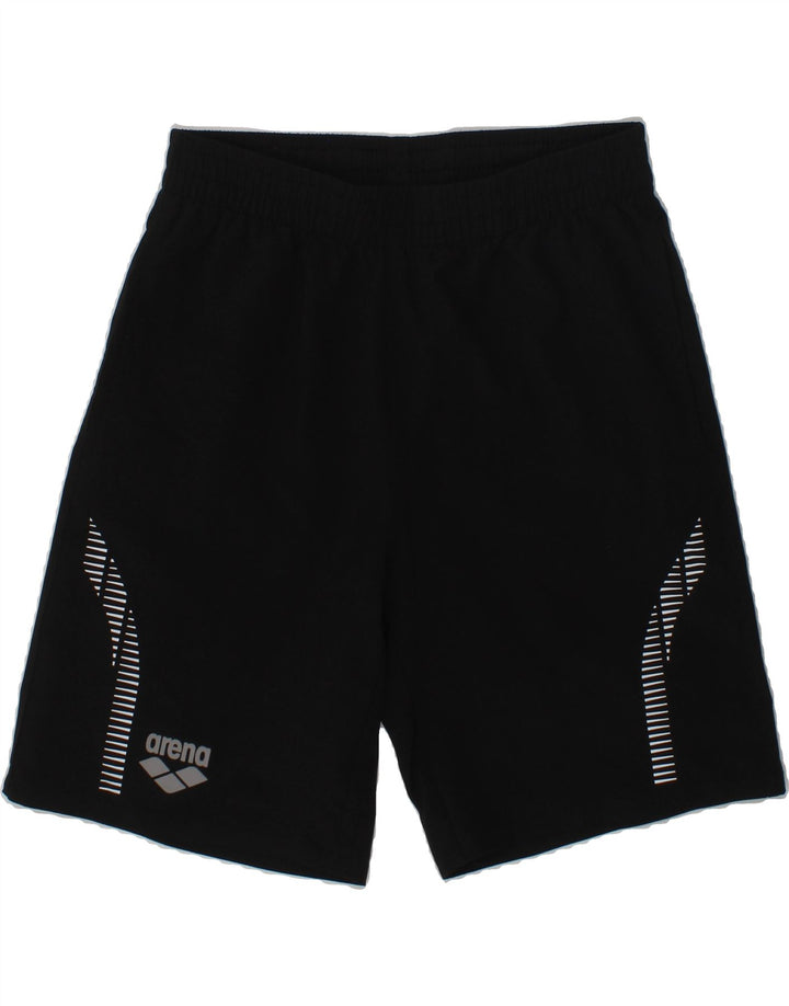 ARENA Boys Sport Shorts 10-11 Years Black Polyester | Vintage Arena | Thrift | Second-Hand Arena | Used Clothing | Messina Hembry 