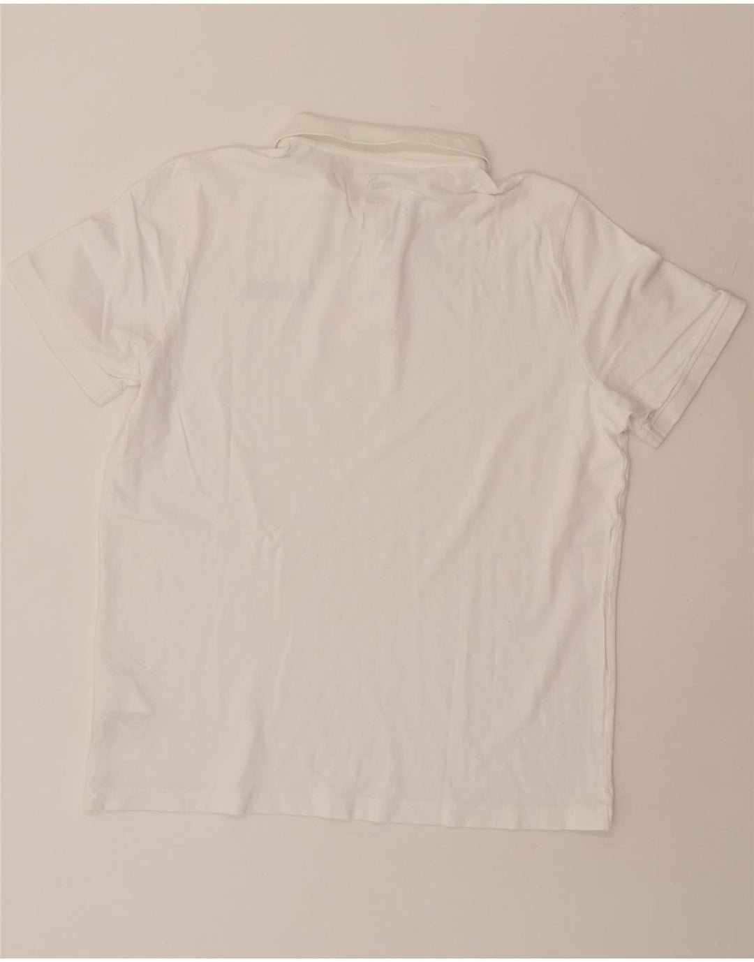 PUMA Mens Polo Shirt Large White Cotton