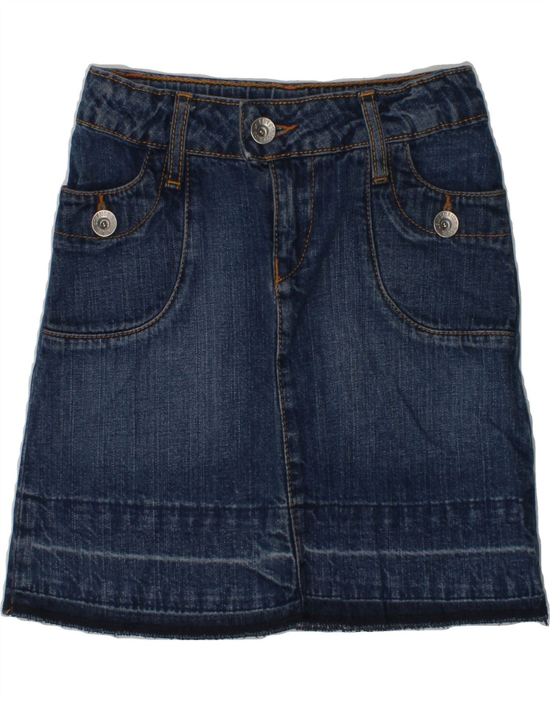 LEVI'S Girls Denim Skirt 3-4 Years W20 Navy Blue Cotton | Vintage Levi's | Thrift | Second-Hand Levi's | Used Clothing | Messina Hembry 