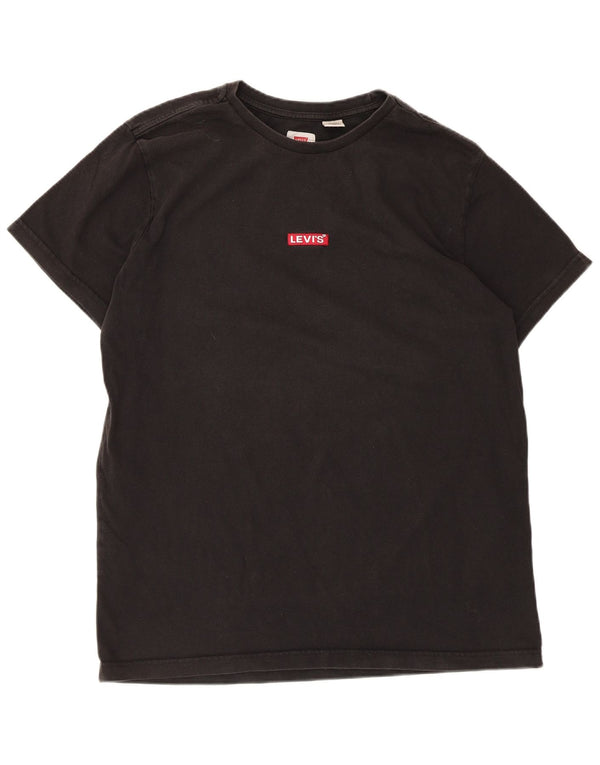 Levi's Mens T-Shirt Top Large Black Cotton