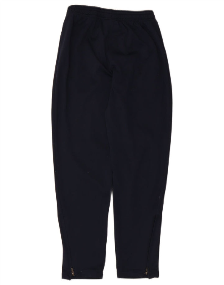 Nike Boys Dri Fit Tracksuit Trousers 10-11 Years Medium Navy Blue Polyester