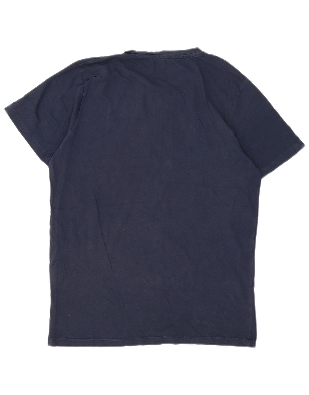 Jack & Jones Mens Regular Fit Graphic T-Shirt Top Medium Navy Blue Cotton