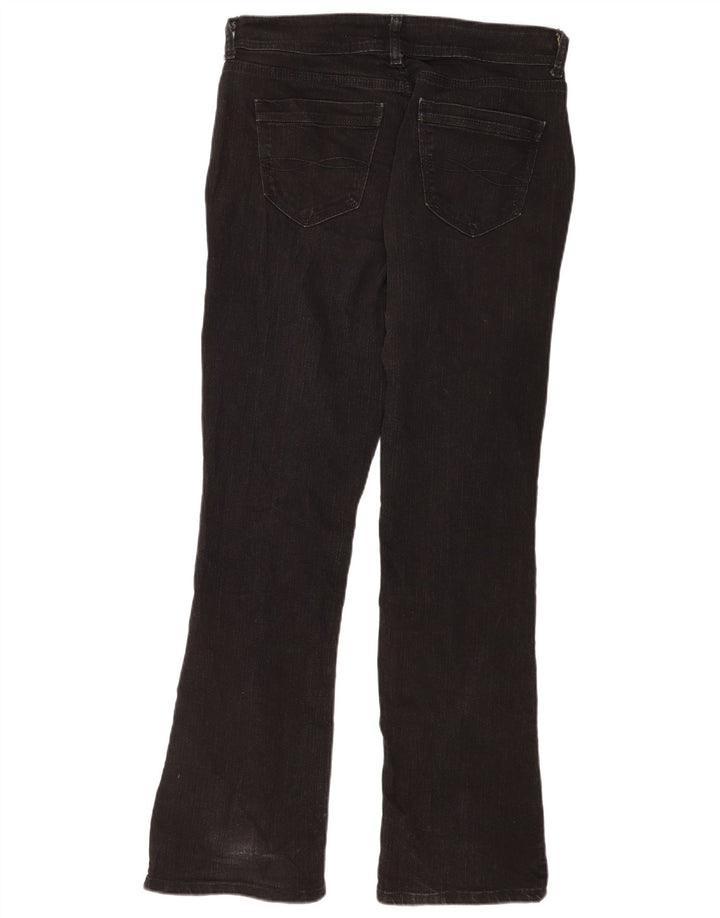 Lee Womens Riders Bootcut Jeans US 12 Large W32 L21 Black Cotton