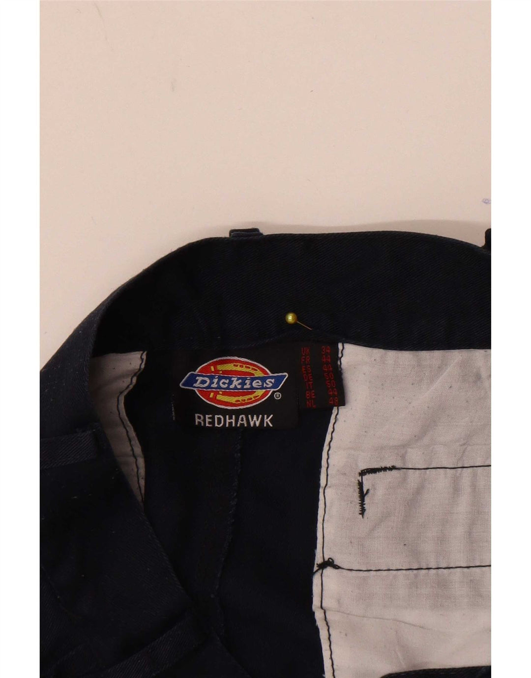 Dickies Mens Redhawk Cargo Shorts W34 Large Navy Blue