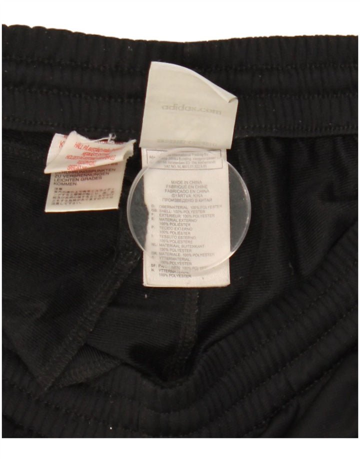 Adidas Boys Tracksuit Trousers Joggers 13-14 Years  Black Polyester