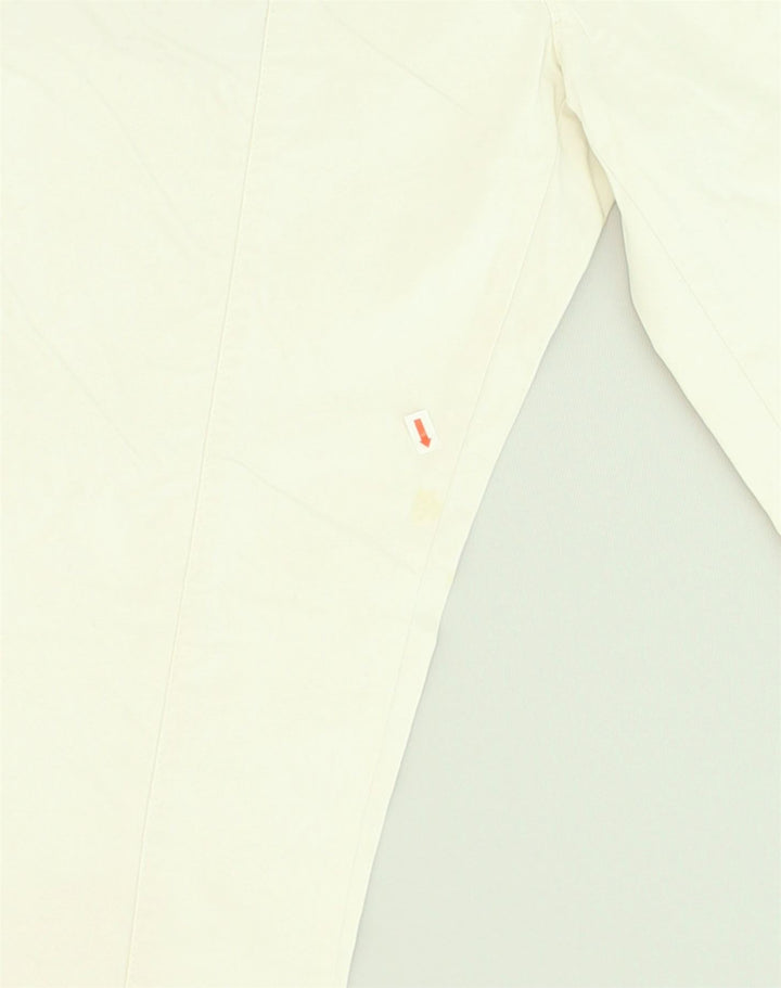 MASSIMO DUTTI Womens Slim Casual Trousers EU 40 Medium W32 L28/ White | Vintage Massimo Dutti | Thrift | Second-Hand Massimo Dutti | Used Clothing | Messina Hembry 