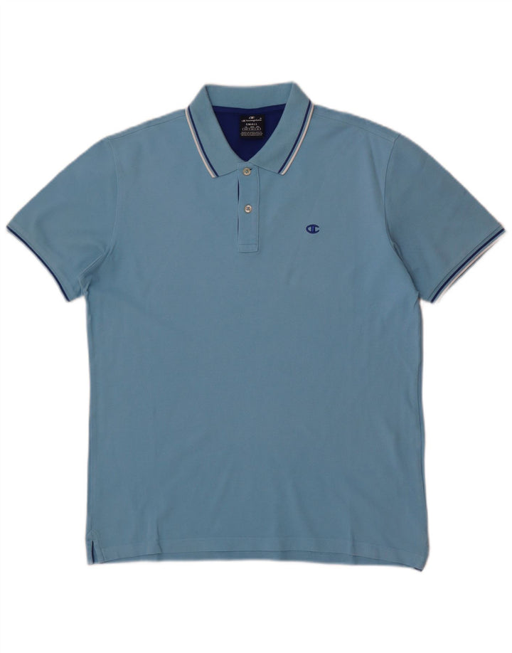 Champion Mens Polo Shirt Small Blue