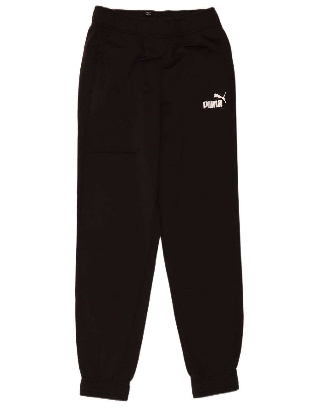 Puma Boys Tracksuit Trousers Joggers 13-14 Years Black Polyester