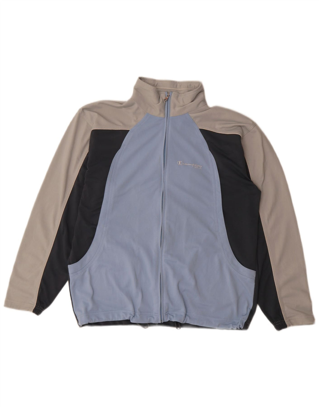 Champion Mens Full Tracksuit Medium Black Colourblock Polyester