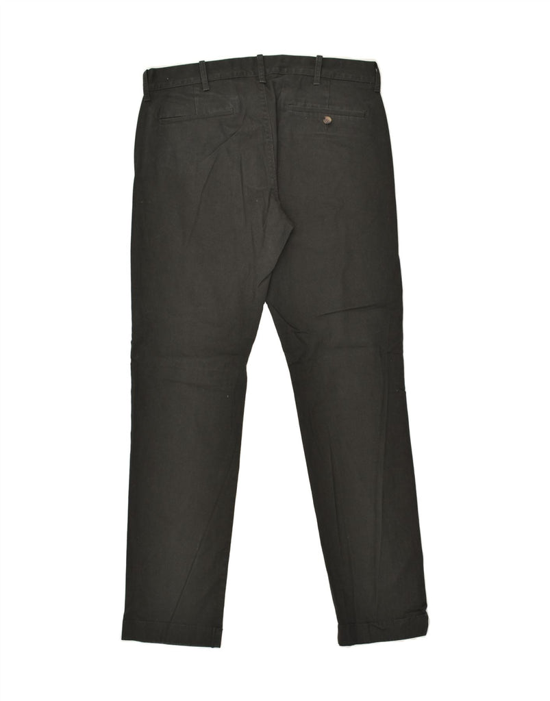 J. CREW Mens Flex Slim Chino Trousers W32 L32 Black Cotton | Vintage J. Crew | Thrift | Second-Hand J. Crew | Used Clothing | Messina Hembry 