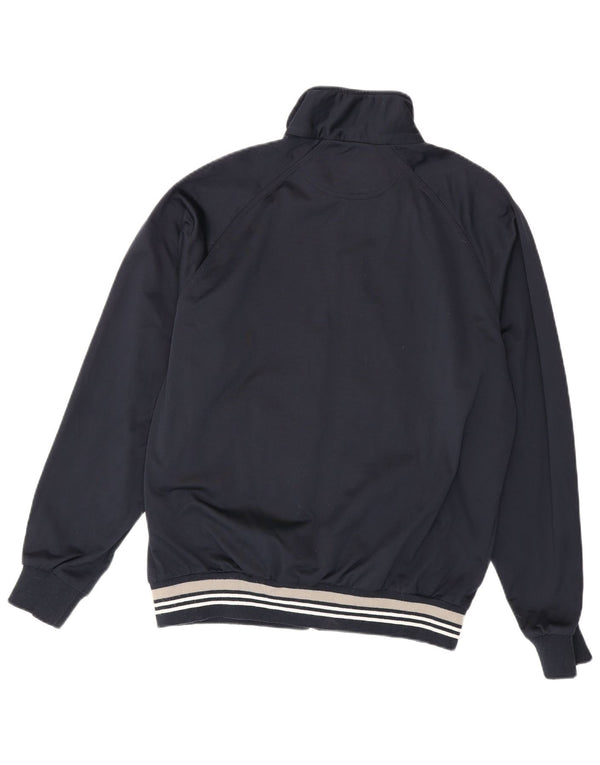 Champion Mens Tracksuit Top Jacket Large Navy Blue Striped Polyester