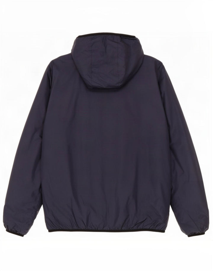 Mistral Mens Hooded Windbreaker Jacket UK 38 Medium Navy Blue Polyester