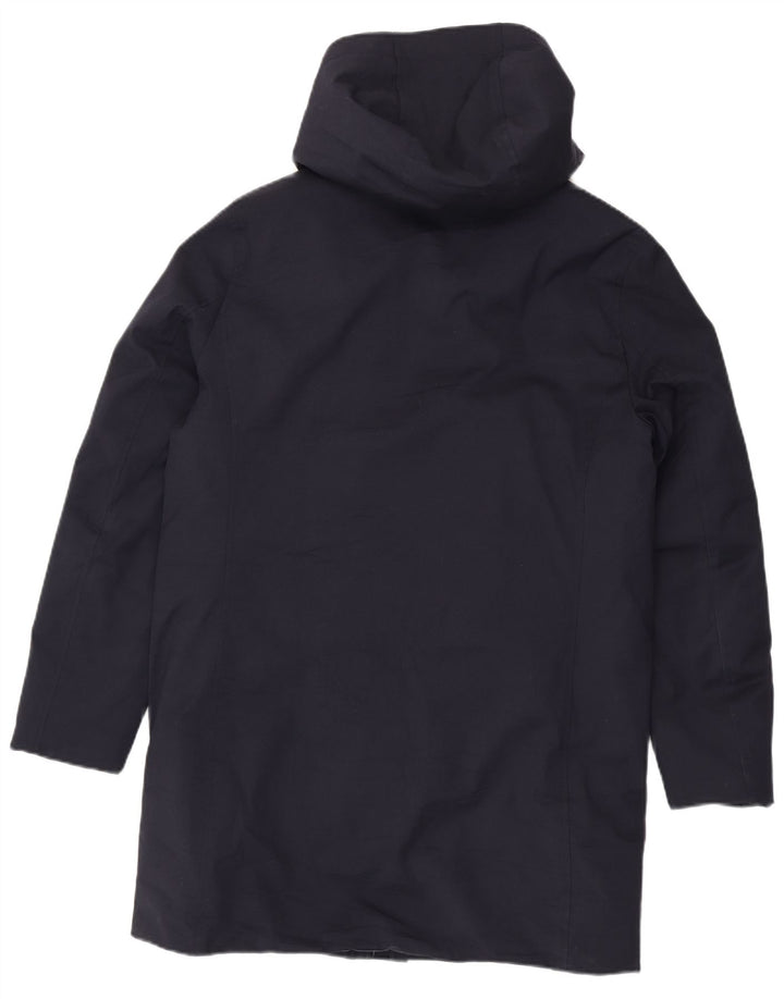 Gutteridge Mens Hooded Padded Coat IT 48 Medium Navy Blue Polyester