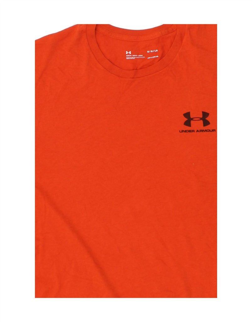 UNDER ARMOUR Mens T-Shirt Top Large Red | Vintage Under Armour | Thrift | Second-Hand Under Armour | Used Clothing | Messina Hembry 