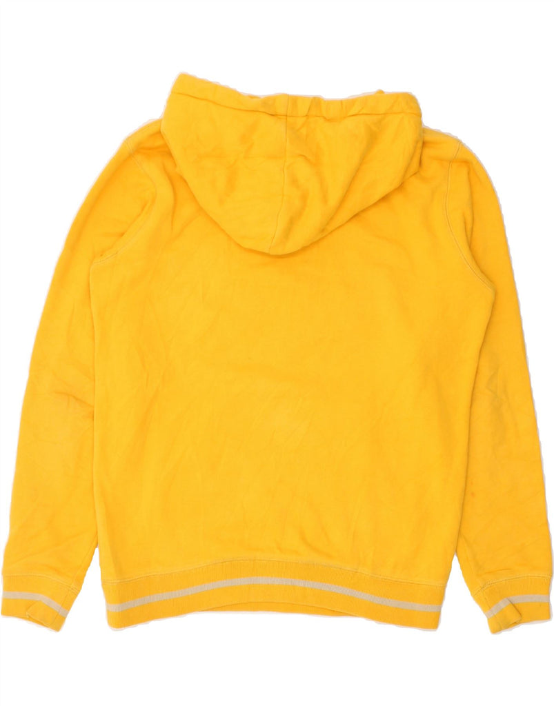 QUIKSILVER Boys Graphic Hoodie Jumper 13-14 Years Yellow Cotton | Vintage Quiksilver | Thrift | Second-Hand Quiksilver | Used Clothing | Messina Hembry 