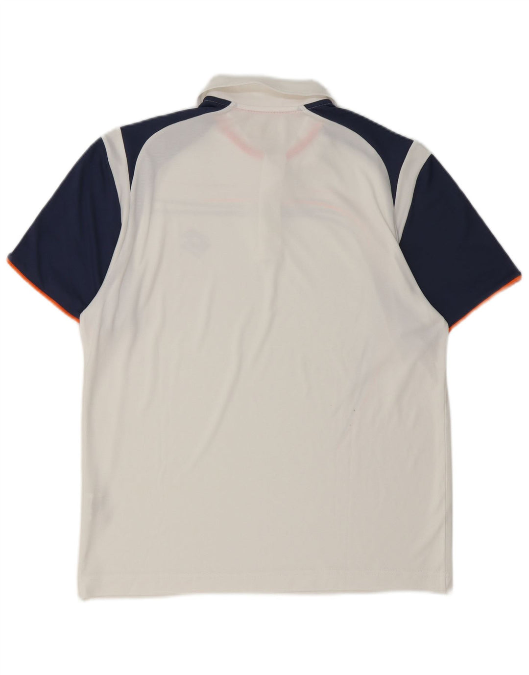 Lotto Mens Graphic Polo Shirt Large White Colourblock Polyester