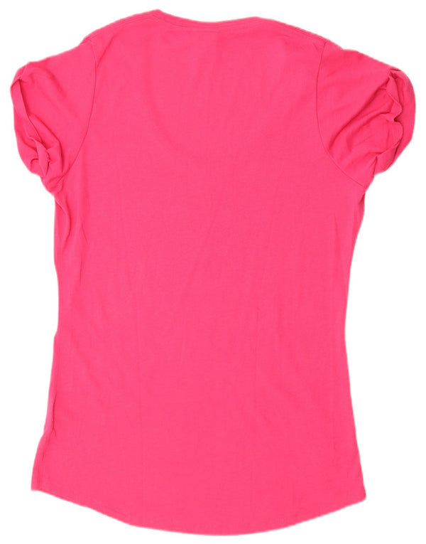 Nike Womens Graphic T-Shirt Top UK 14 Medium Pink