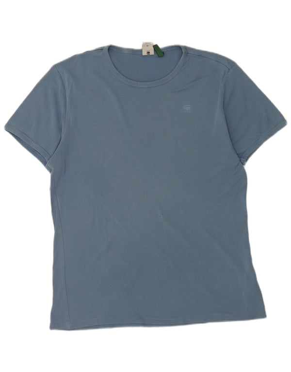 G-Star Mens T-Shirt Top XL Blue Cotton