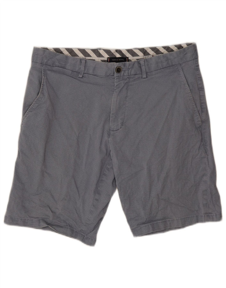 Tommy Hilfiger Mens Chino Shorts W33 Medium Blue Cotton