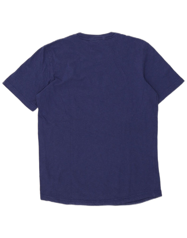 Adidas Mens Graphic T-Shirt Top Medium Blue Cotton