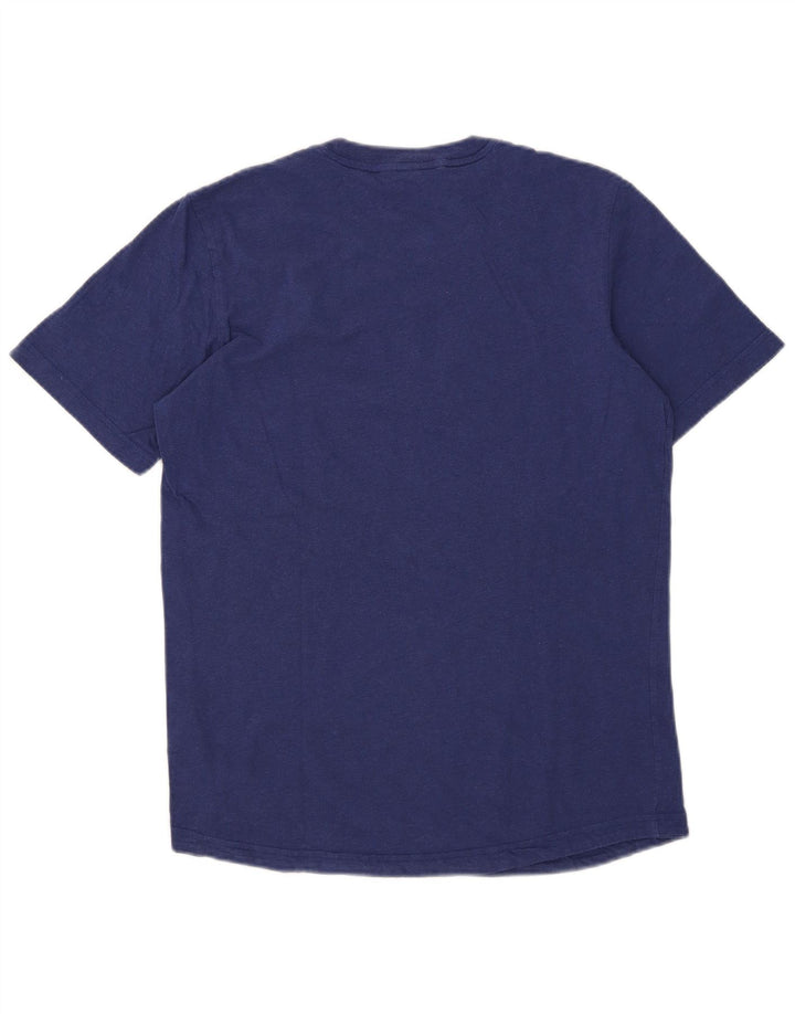 Adidas Mens Graphic T-Shirt Top Medium Blue Cotton
