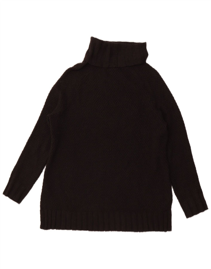 PATAGONIA Womens Oversized Roll Neck Jumper Sweater UK 10 Small Black