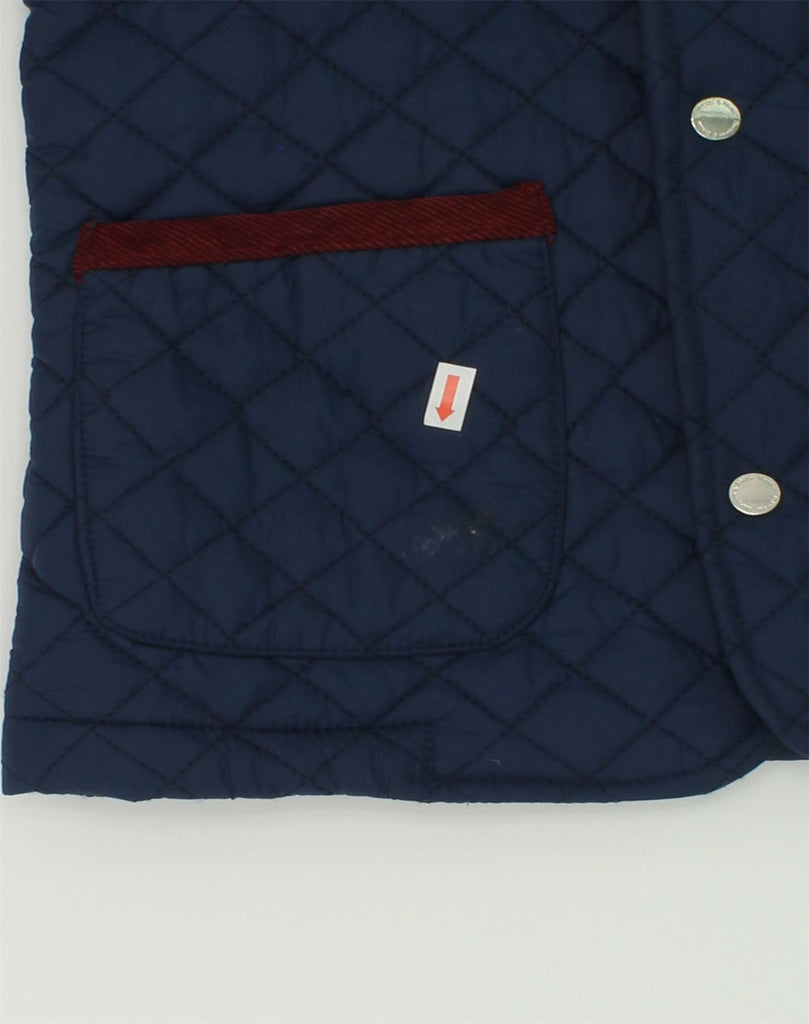 HARMONT & BLAINE Boys Quilted Jacket 5-6 Years Navy Blue Polyester | Vintage Harmont & Blaine | Thrift | Second-Hand Harmont & Blaine | Used Clothing | Messina Hembry 