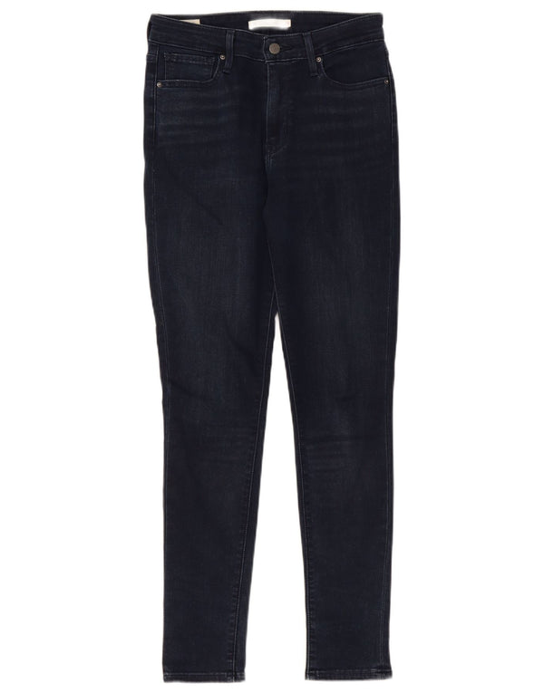 Levi's Womens 721 High Rise Skinny Jeans W29 L30 Navy Blue Cotton