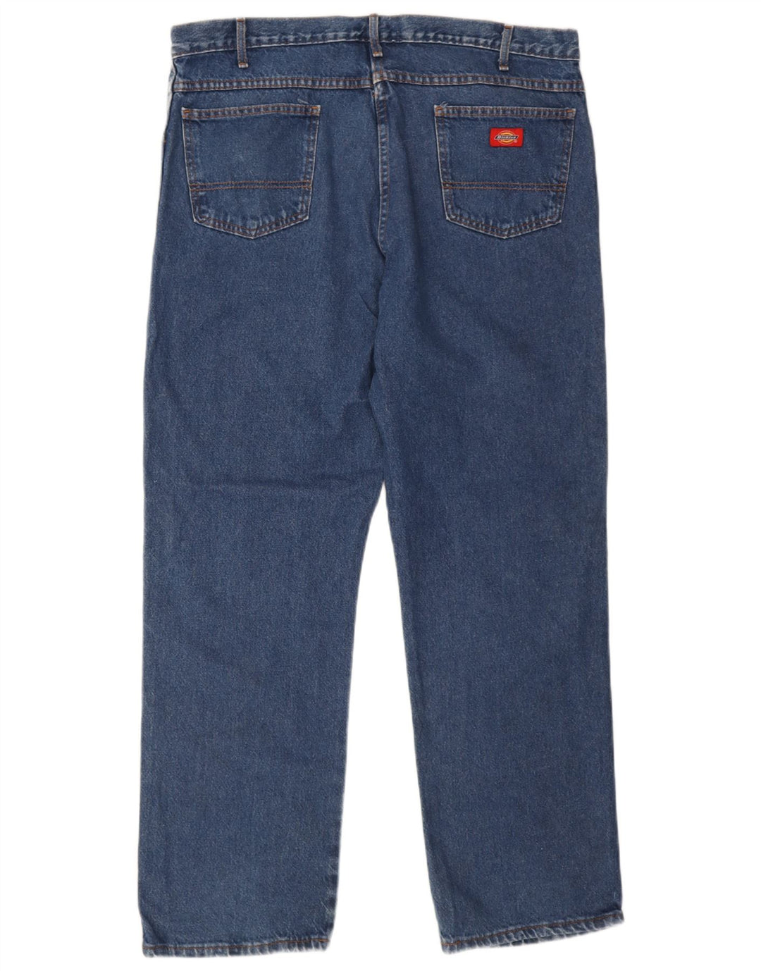Dickies Mens Straight Jeans W40 L32 Blue Cotton
