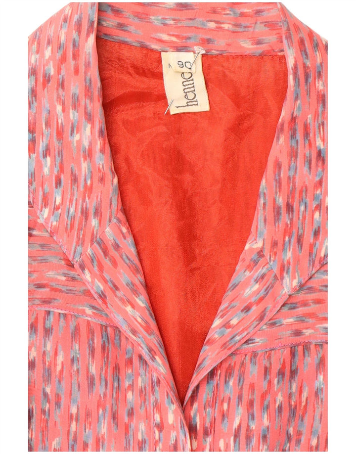 Hennes Womens Sleeveless Basic Dress UK 14 Medium Pink Striped