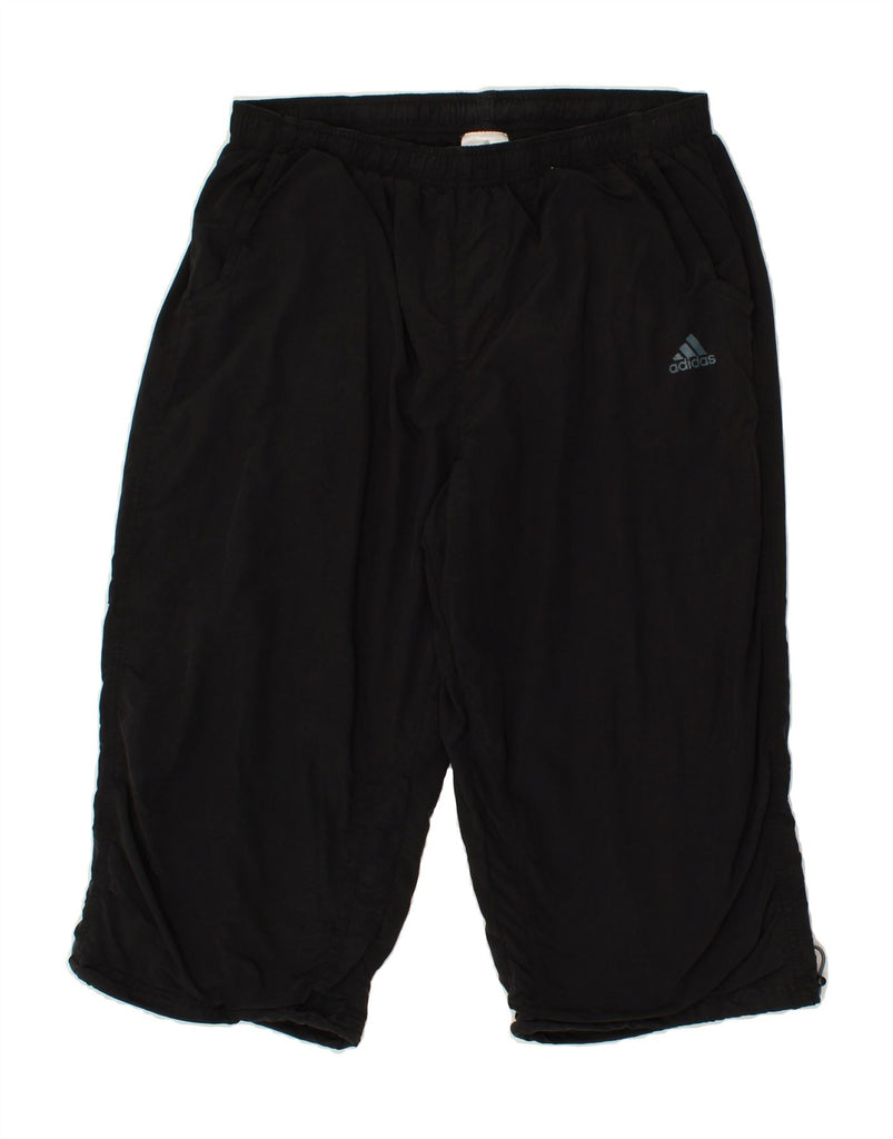 ADIDAS Mens Sport Shorts 2XL Black Polyamide | Vintage Adidas | Thrift | Second-Hand Adidas | Used Clothing | Messina Hembry 