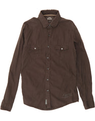 ESPRIT Mens Urban Fit Shirt Small Brown