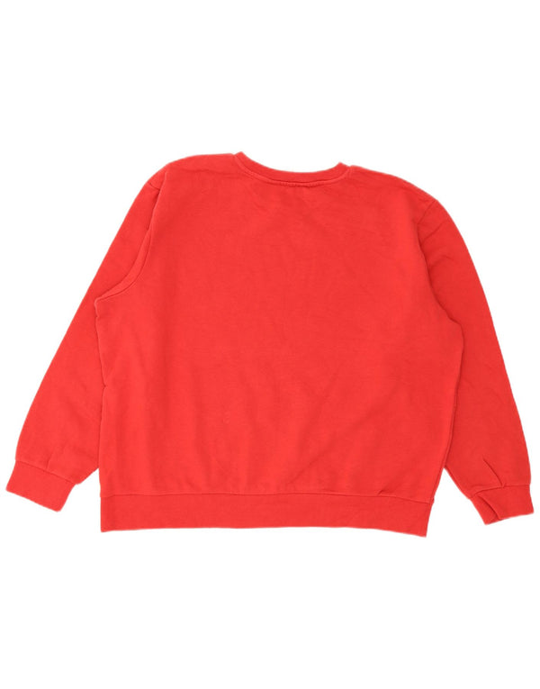 Marks & Spencer Mens Sweatshirt Jumper Large Red Cotton