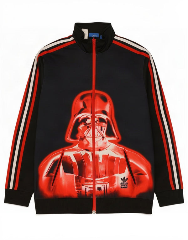 Adidas Boys Star Wars Graphic Tracksuit Top Jacket 15-16 Years Black