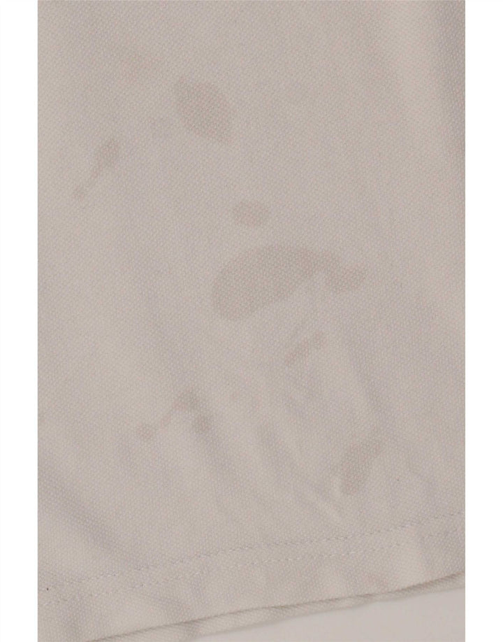 Fred Perry Mens Polo Shirt Small White Cotton
