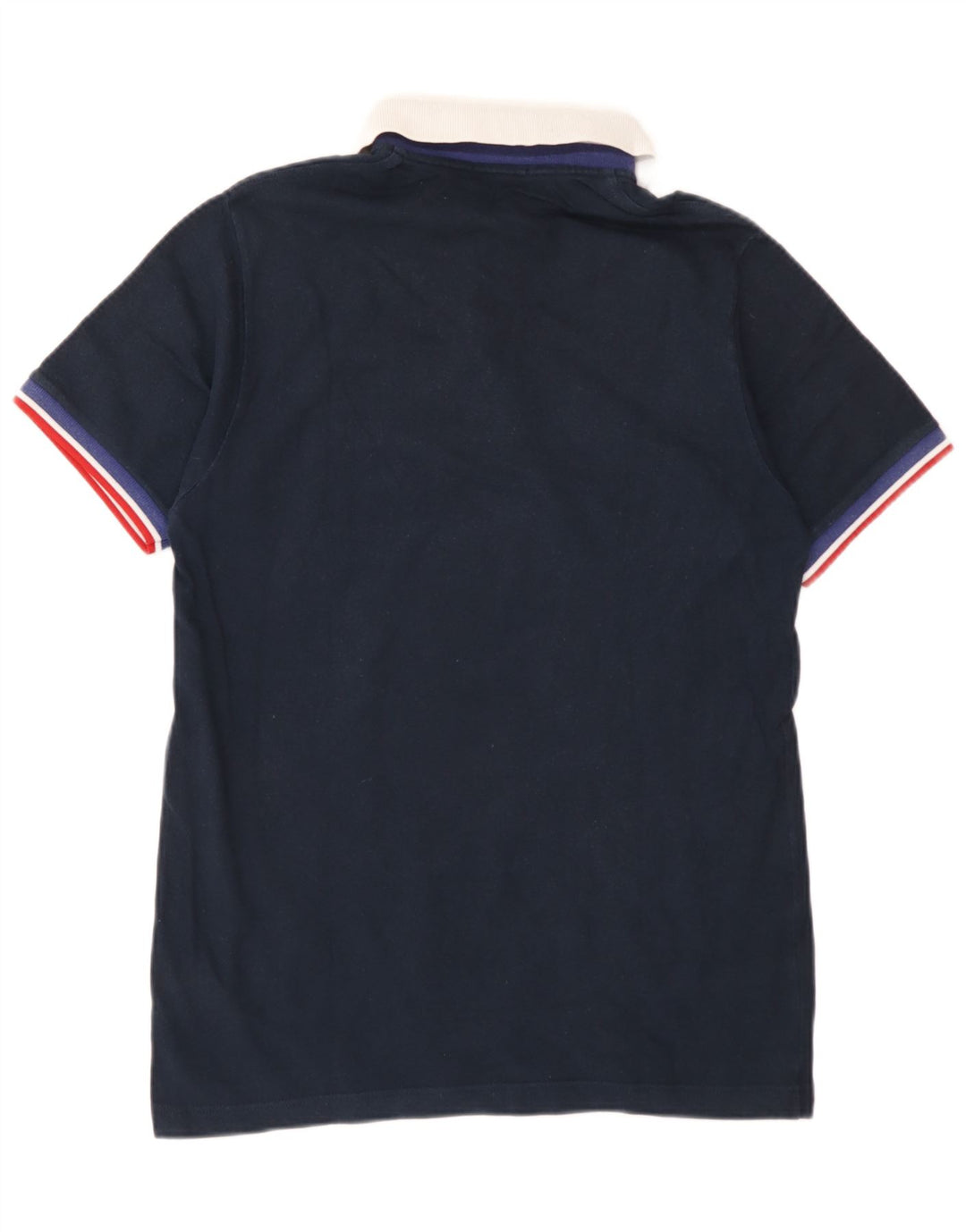 Fred Perry Boys Polo Shirt 15-16 Years Navy Blue Cotton