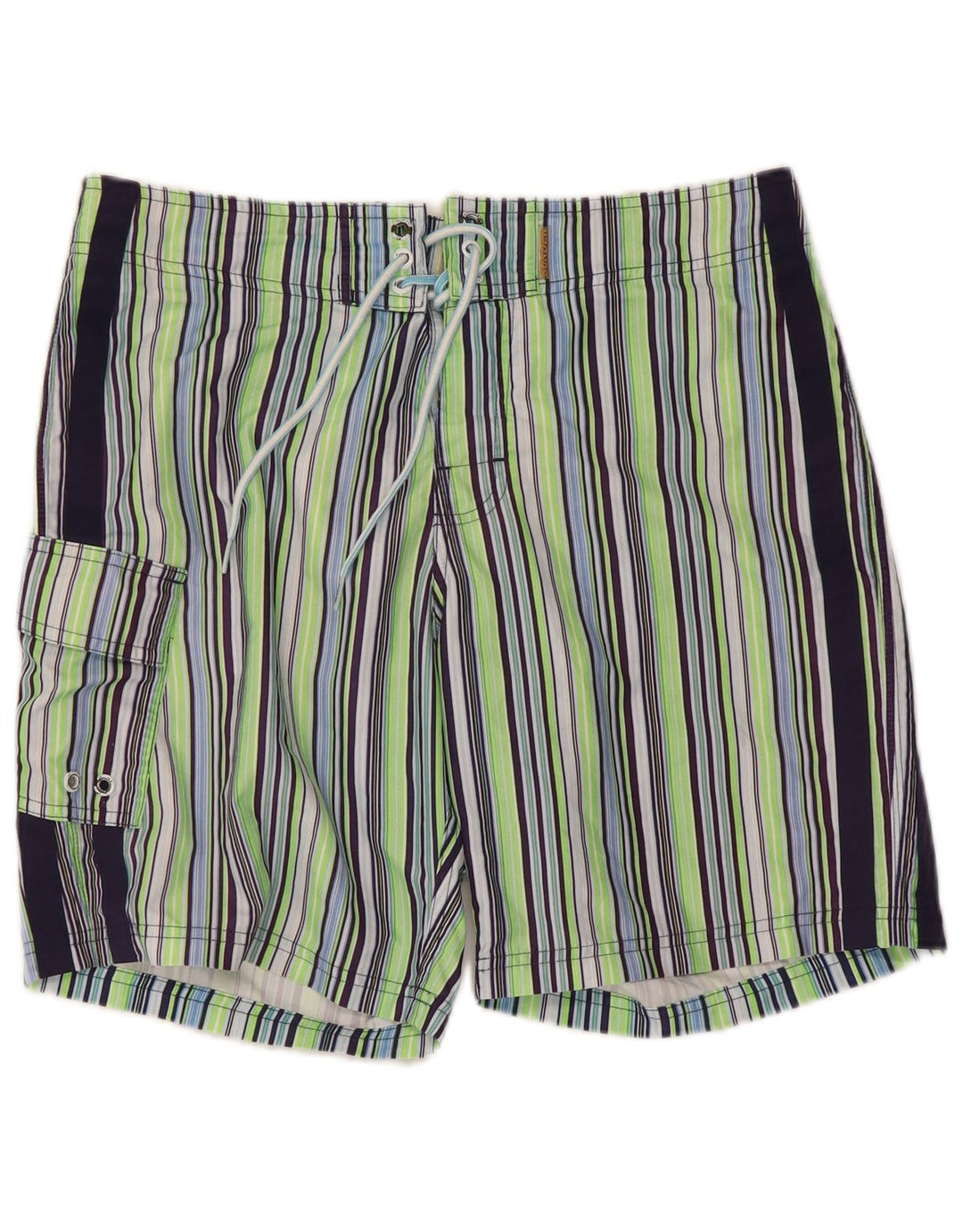 Sundek Mens Swimming Shorts Medium Multicoloured Striped