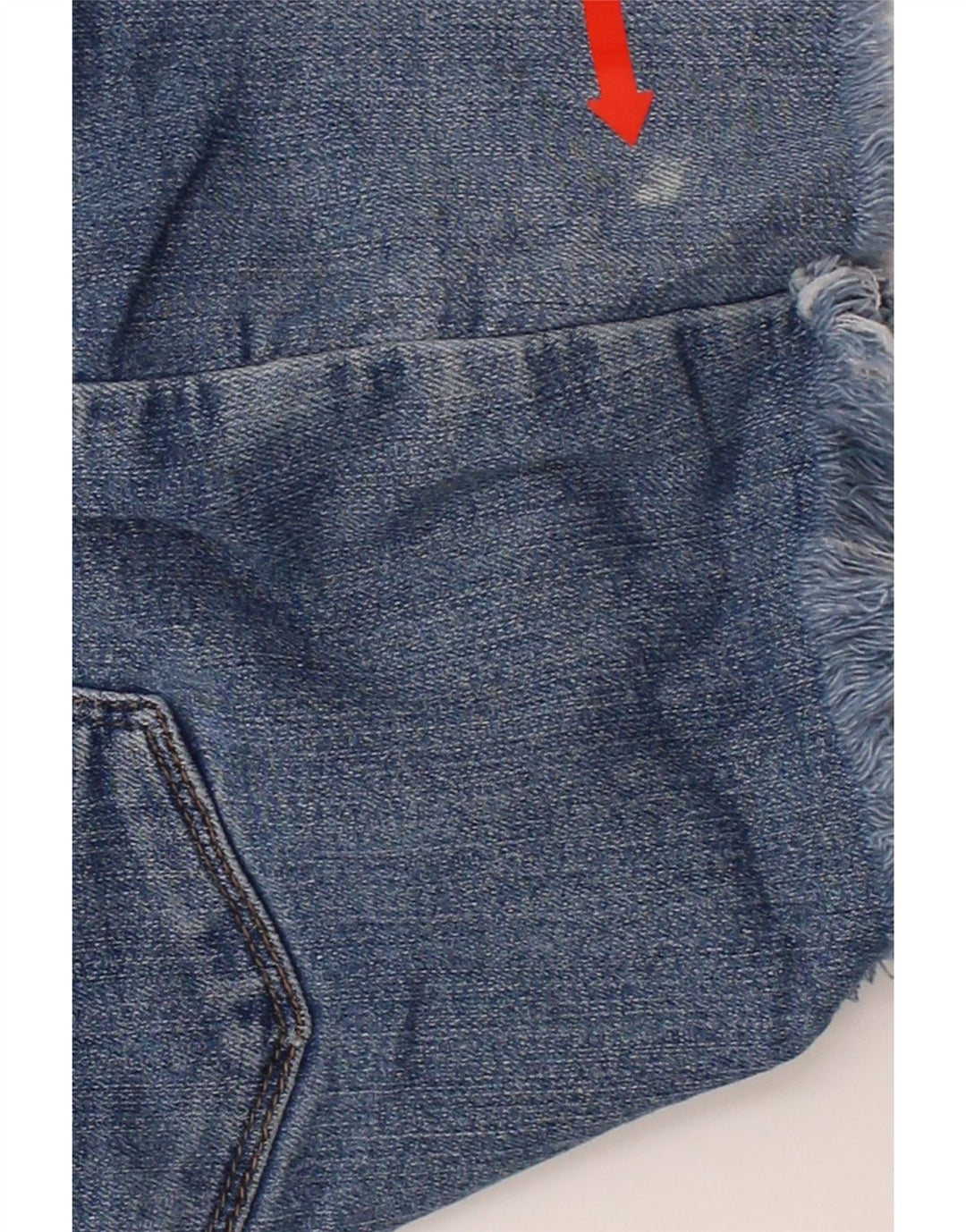 LEE Womens Riders Mid Rise Distressed Denim Shorts Small W28 Blue Cotton Vintage Lee and Second-Hand Lee from Messina Hembry 