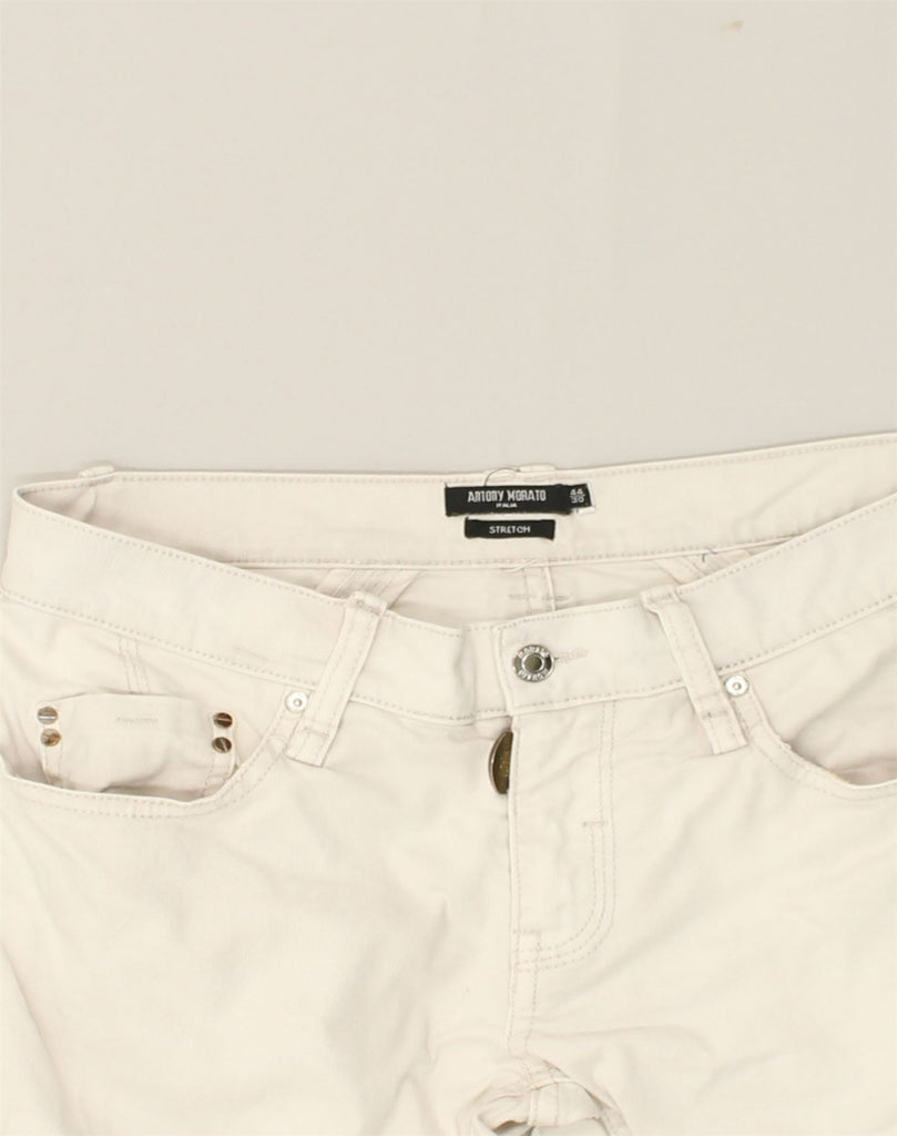 ANTONY MORATO Mens Skinny Jeans W30 L32 Off White Cotton | Vintage Antony Morato | Thrift | Second-Hand Antony Morato | Used Clothing | Messina Hembry 