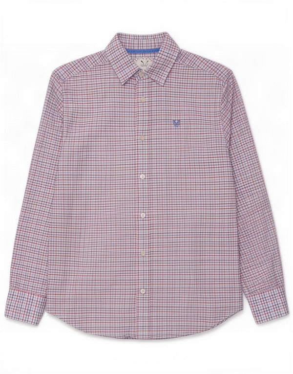 Crew Clothing Mens Classic Fit Shirt Small Multicoloured Check Cotton