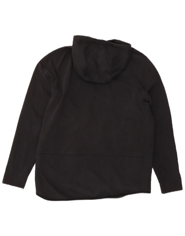 Nike Mens Zip Hoodie Sweater XL Black Cotton