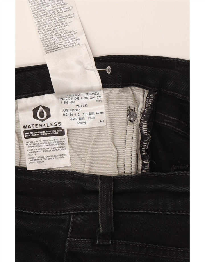 Levi's Mens 511 Denim Shorts W38 XL Black Cotton