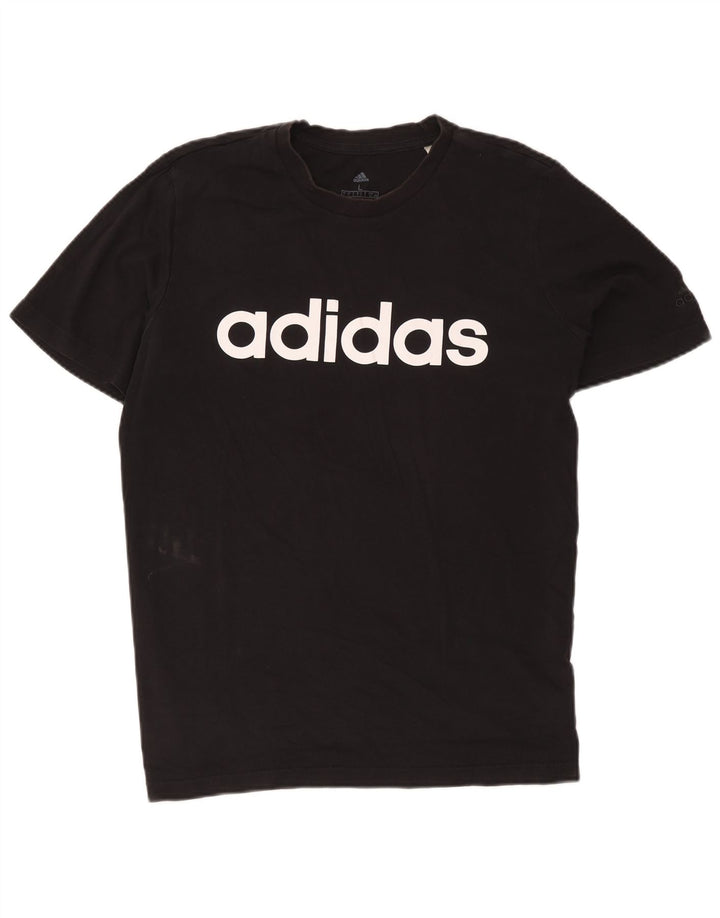 Adidas Mens Graphic T-Shirt Top Large Black Cotton