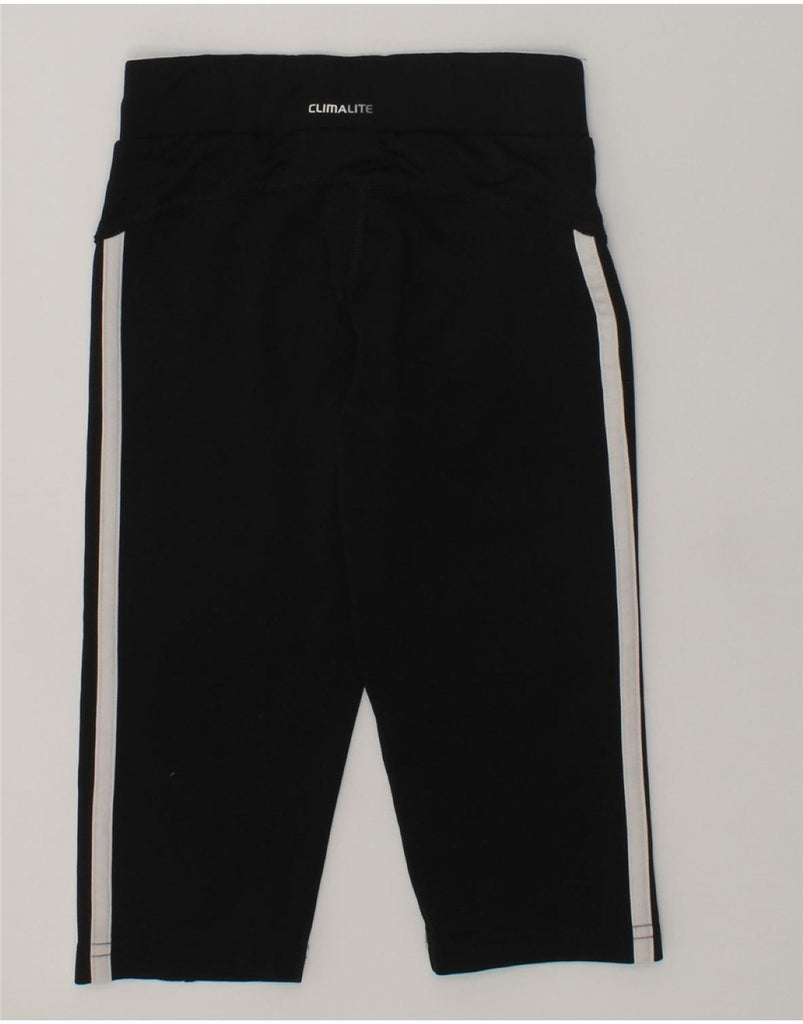 ADIDAS Boys Climalite Tracksuit Trousers 5-6 Years Black Polyester | Vintage Adidas | Thrift | Second-Hand Adidas | Used Clothing | Messina Hembry 