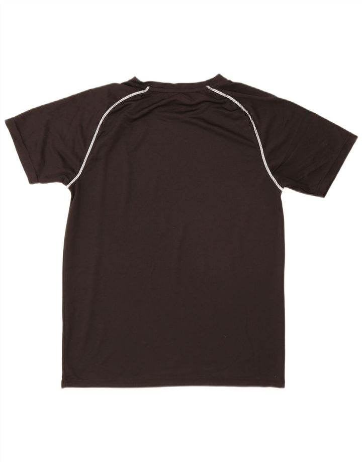 Mountain Warehouse Mens T-Shirt Top Medium Black Polyester