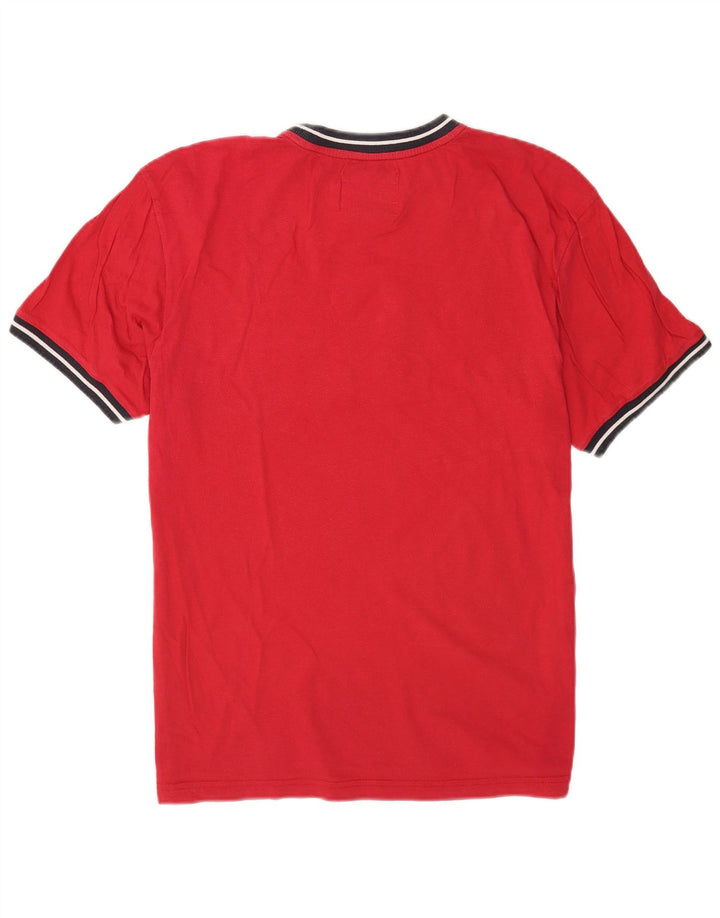Champion Mens Graphic T-Shirt Top XL Red Colourblock