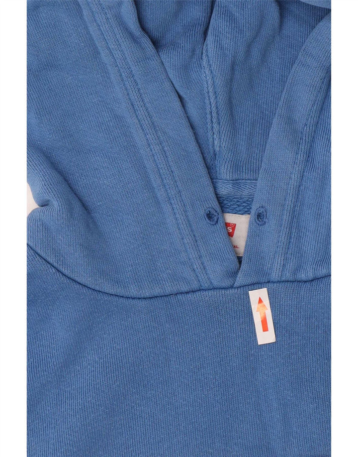 Levi's Mens Graphic Hoodie Jumper Small Blue