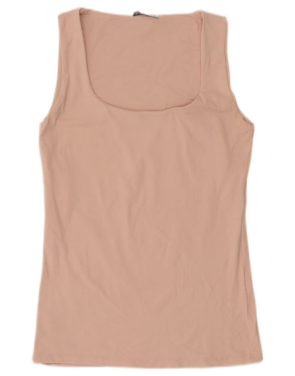 Zara Womens Vest Top UK 12 Medium Pink