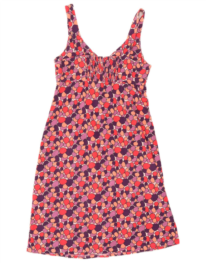 Boden Womens Sleeveless A-Line Dress UK 12 Medium Multicoloured Floral