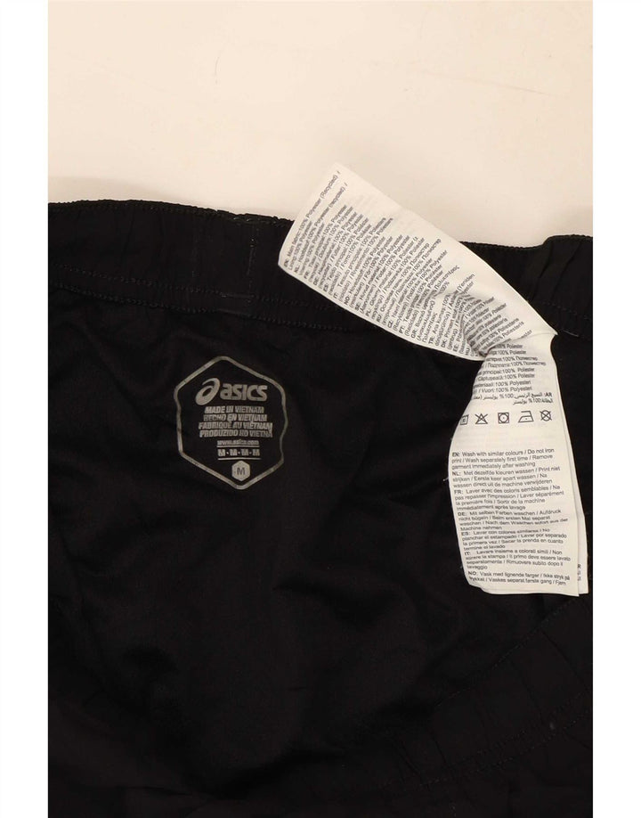Asics Womens Sport Shorts UK 12 Medium Black Polyester